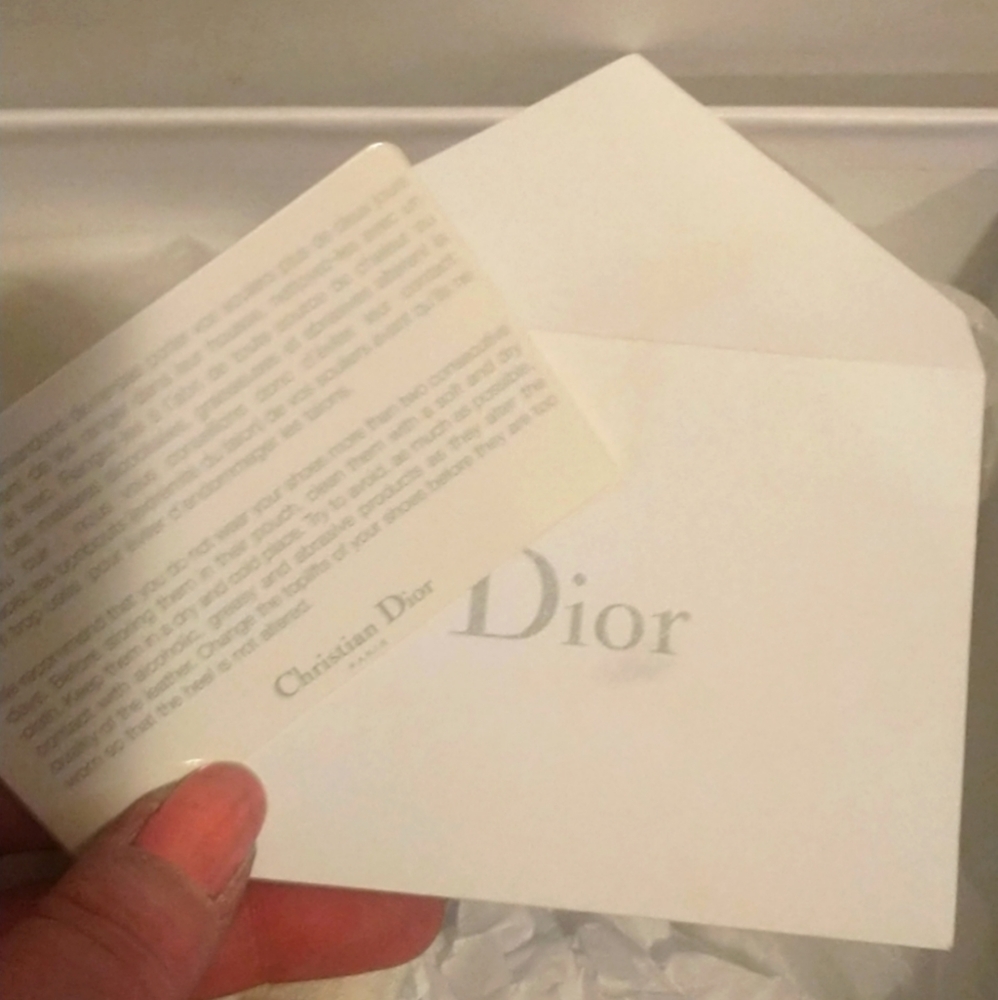 MISS DIOR Logo Classic Peep Toe Pumps Patent Leather Platform Stiletto High Heel - Picture 14 of 16